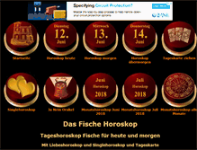 Tablet Screenshot of fische-horoskop.com
